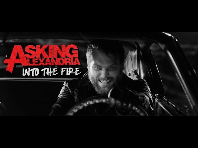 Постер Asking Alexandria - Into the fire