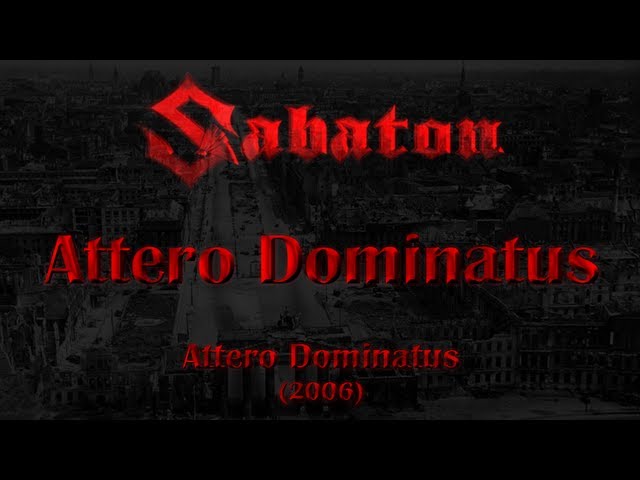 Постер Sabaton - Attero Dominatus
