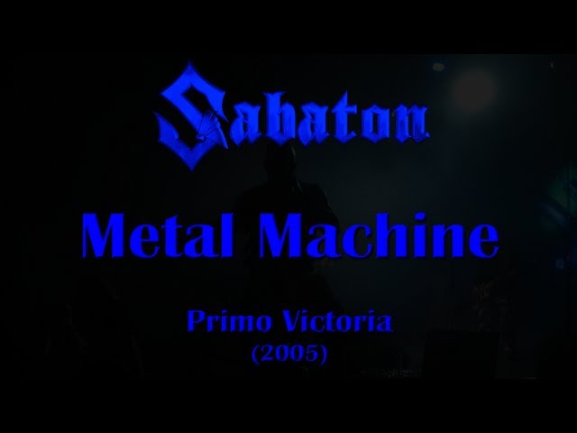 Постер Sabaton - Metal Machine