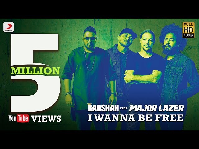 Постер Badshah feat. Major Lazer - I Wanna Be Free