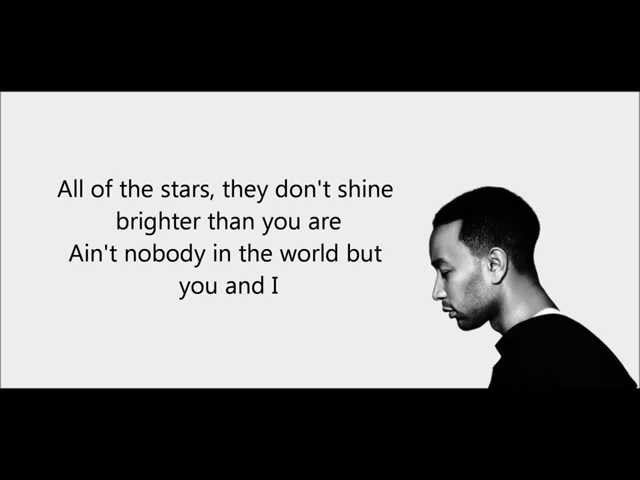 Постер John Legend - You And I Nobody In The World