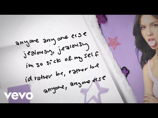 Постер Olivia Rodrigo - Jealousy Jealousy
