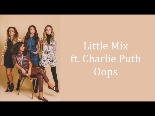 Постер Little mix & Charlie Puth - Oops