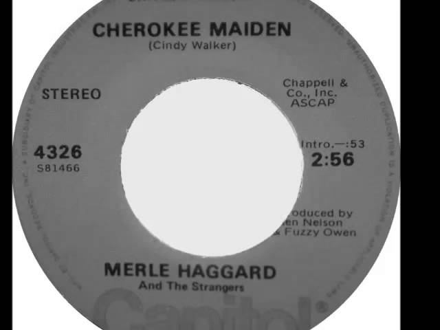 Постер Haggard Merle - Cherokee Maiden