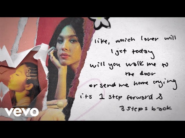 Постер Olivia Rodrigo - 1 Step Forward 3 Steps Back
